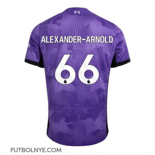 Camiseta Liverpool Alexander-Arnold #66 Tercera Equipación 2023-24 manga corta
